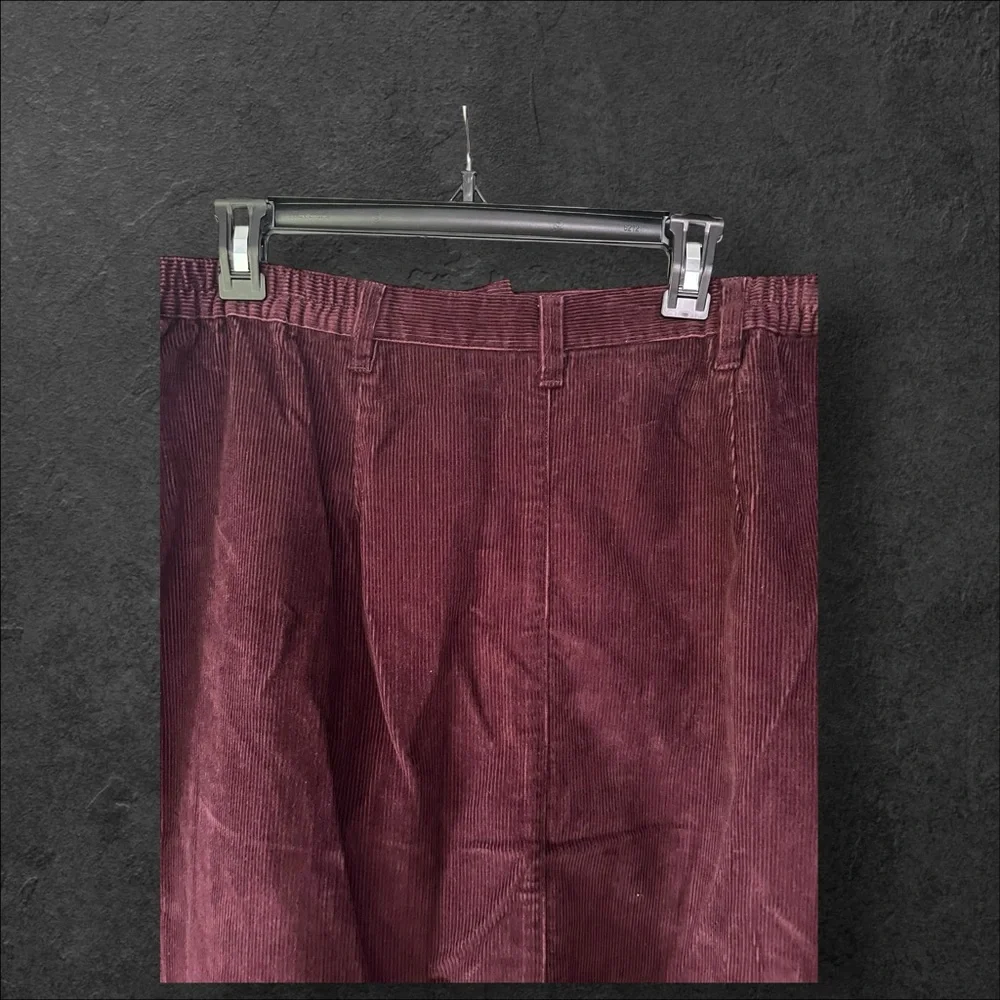 NWT CJ Banks corduroy skirt with embroidered detail 100% cotton